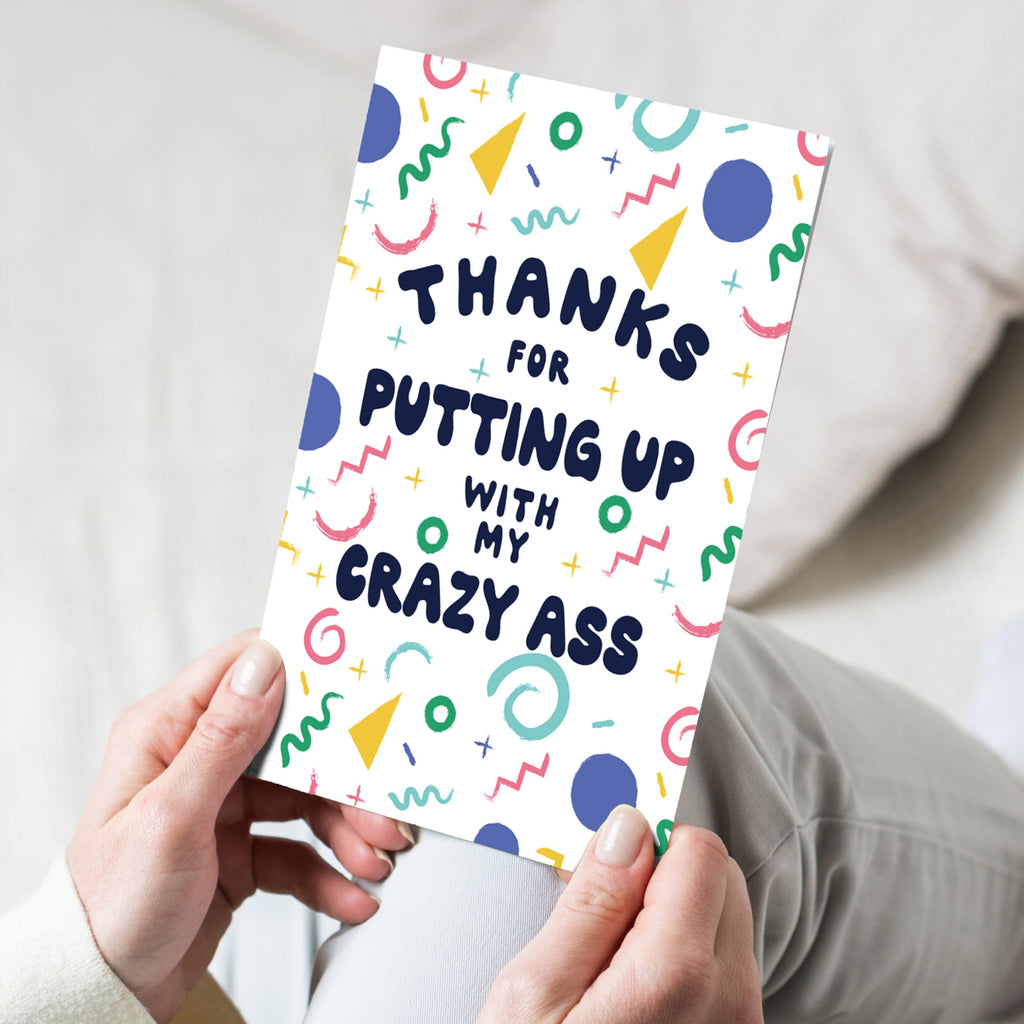 Funny Thank You Card Hilarious Assorted Cards for Saying Thanks With Envelopes