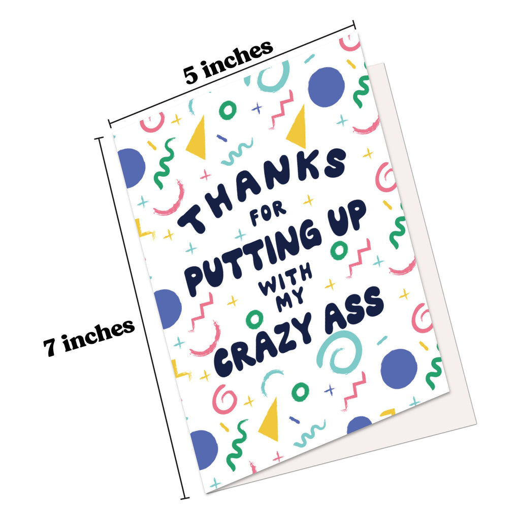 Funny Thank You Card Hilarious Assorted Cards for Saying Thanks With Envelopes