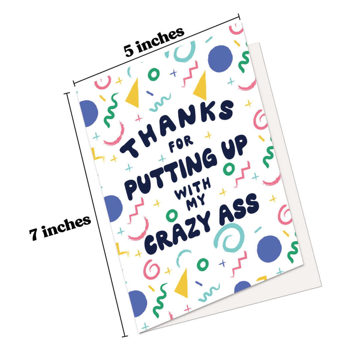 Funny Thank You Card Hilarious Assorted Cards for Saying Thanks With Envelopes