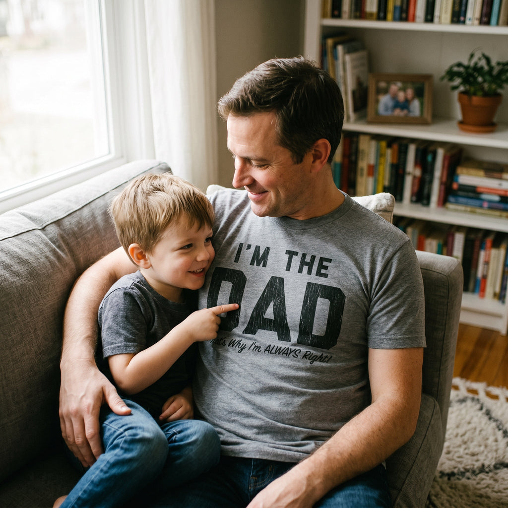 Im The Dad Thats Why Im Always Right Men's T Shirt product image 2