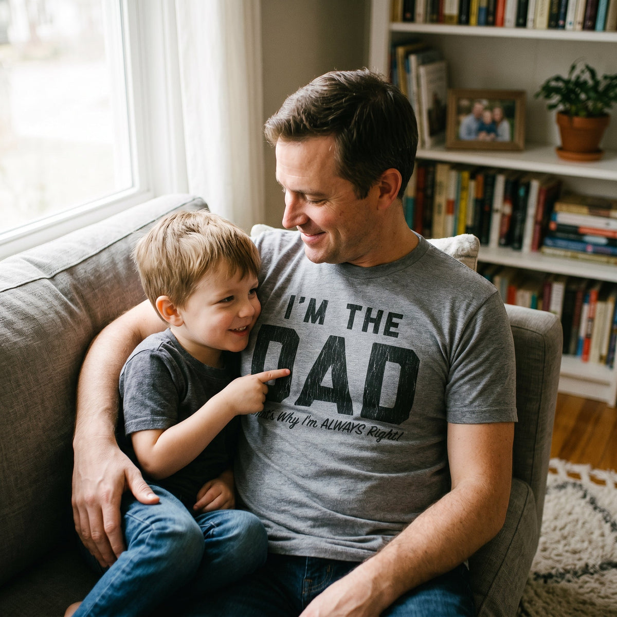 Im The Dad Thats Why Im Always Right Men's T Shirt product image 2