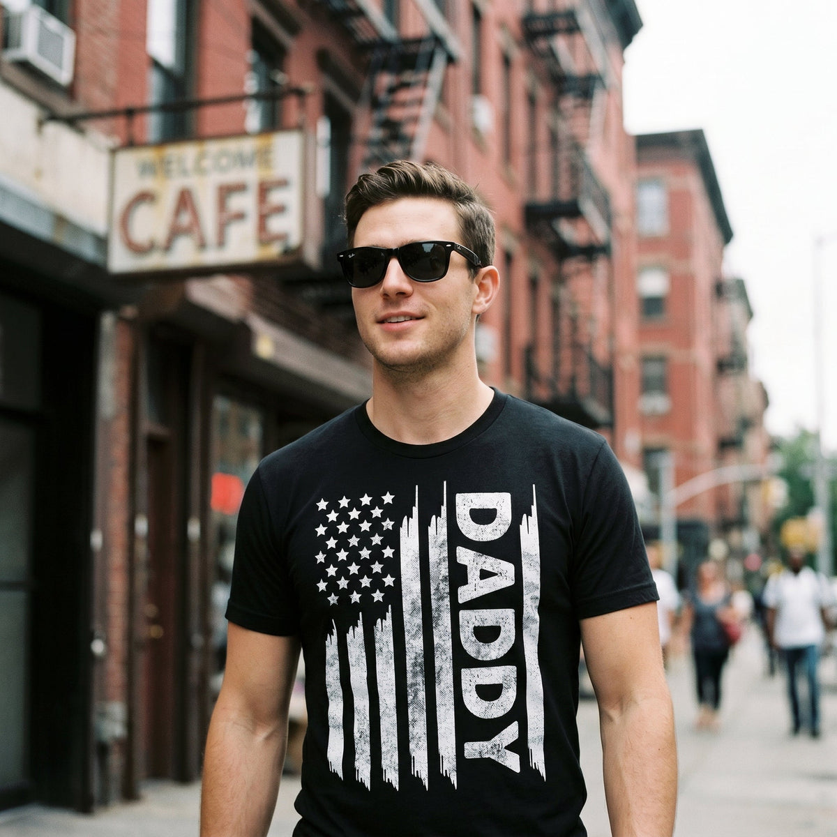 American Flag Daddy Men's T Shirt product image 2