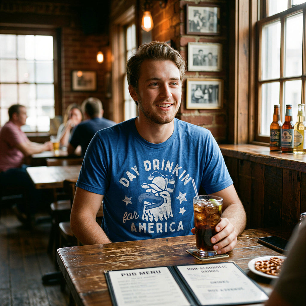 Day Drinkin For America Men's T Shirt product image 2