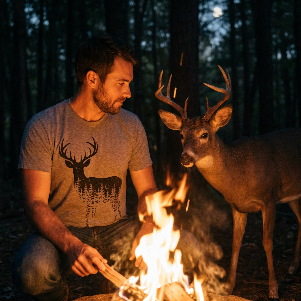 Deer Silhouette Men's T Shirt product image 2