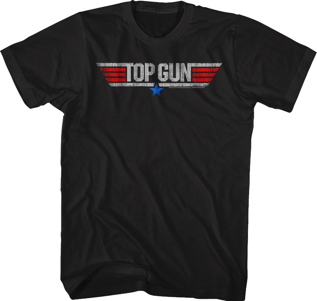 Distressed Logo Top Gun T-Shirt product image 1