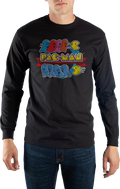 Distressed Pac-Man Long Sleeve Shirt product image 1