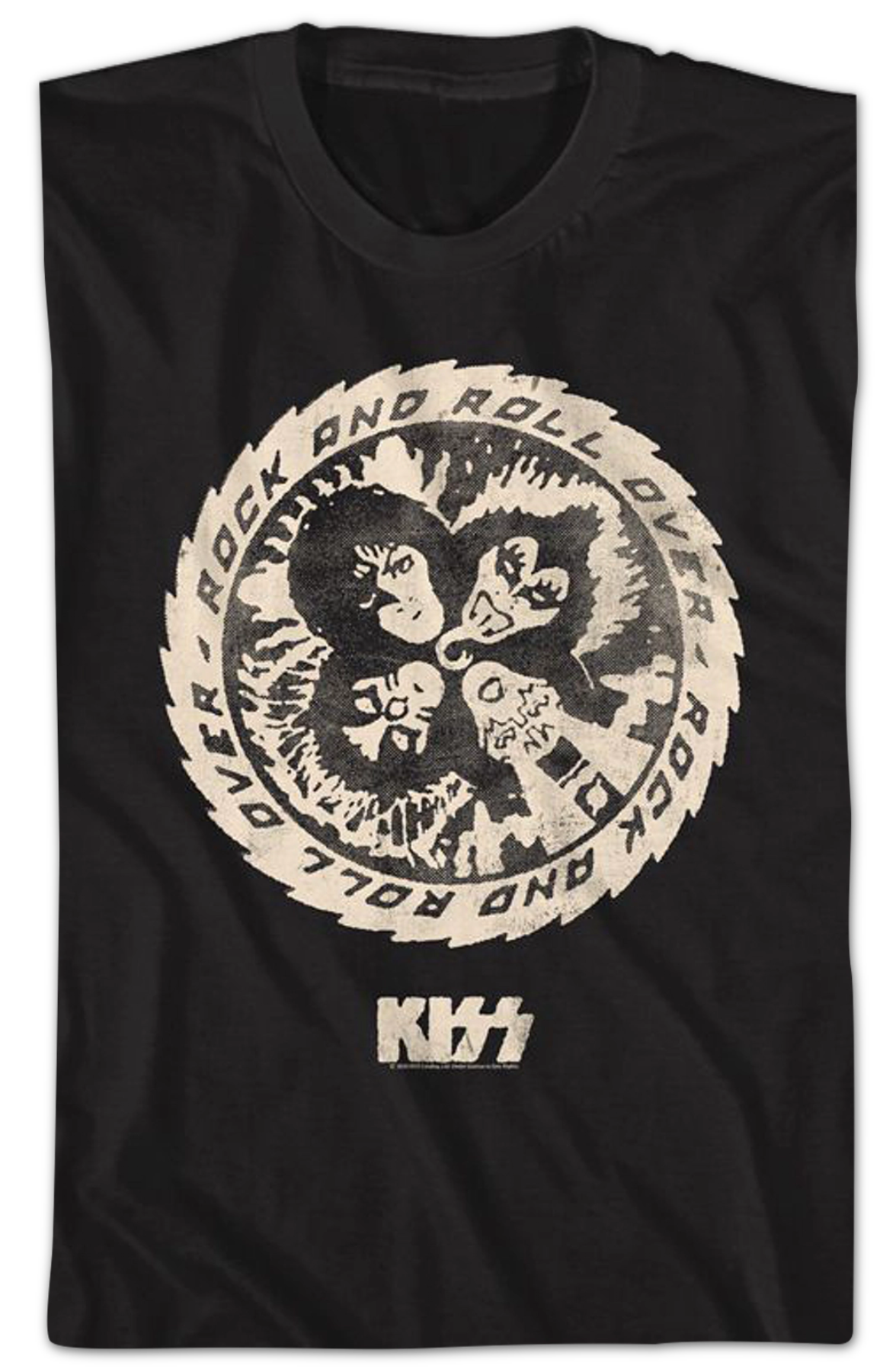 Distressed Rock and Roll Over KISS T-Shirt product image 2