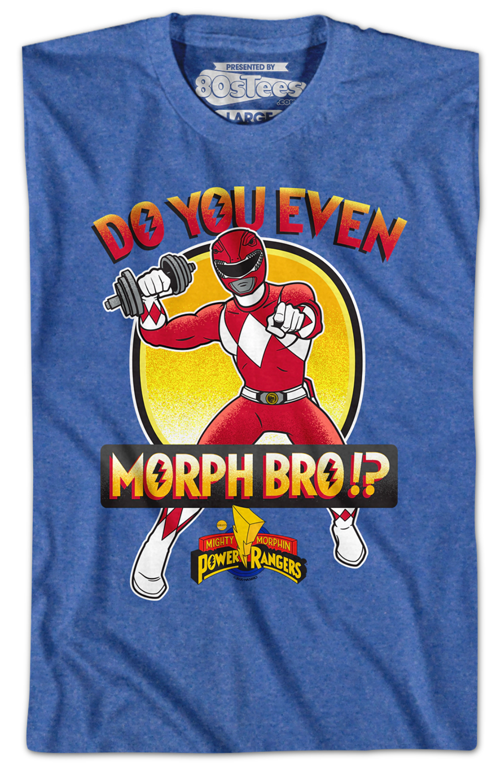 Do You Even Morph Bro Mighty Morphin Power Rangers T-Shirt product image 2