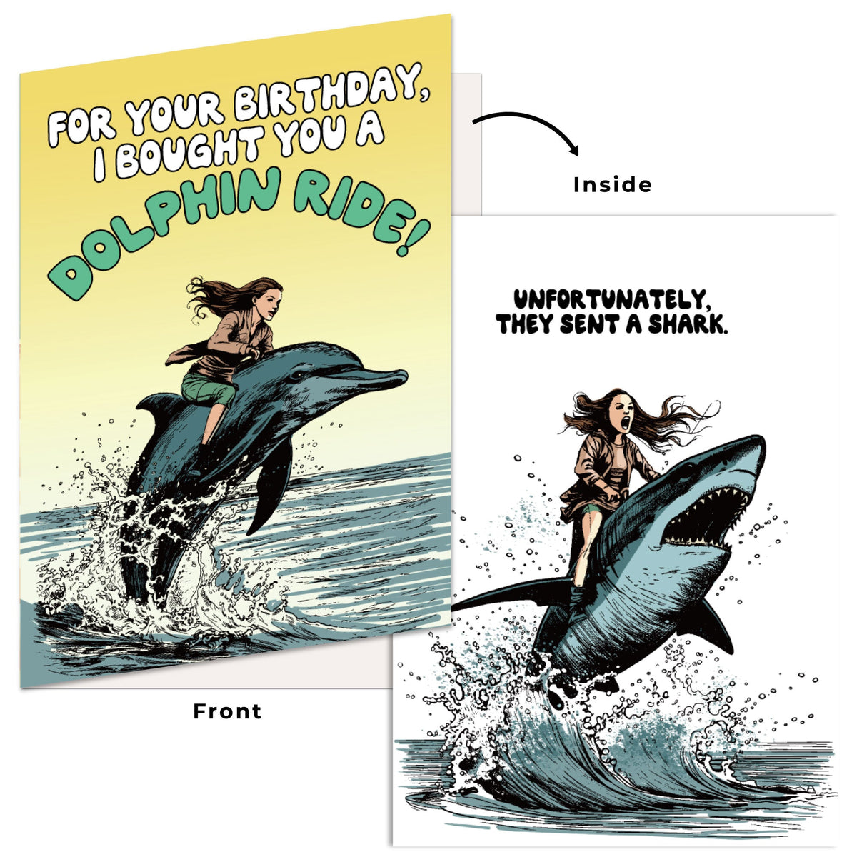 Funny Birthday Card Hilarious Assorted Cards for Celebrating With Envelopes