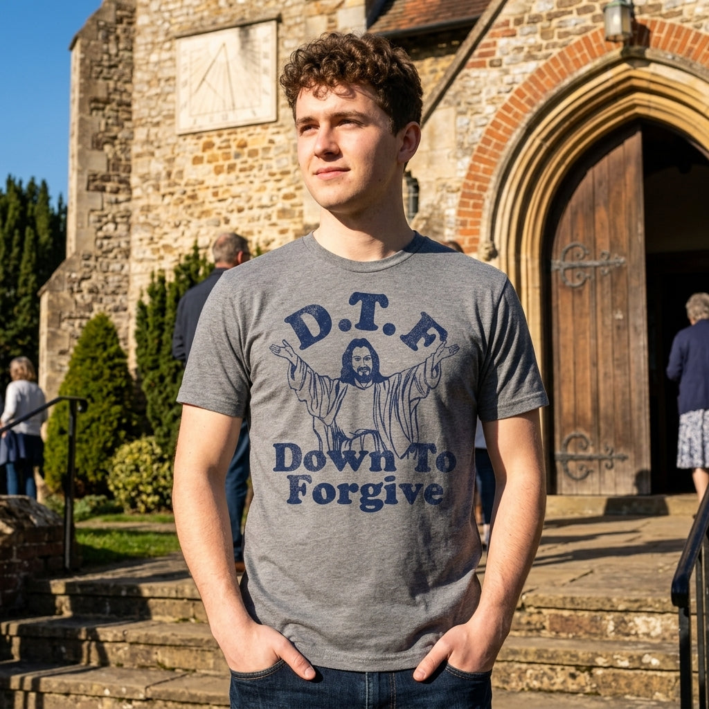 DTF Down To Forgive Men's T Shirt product image 4