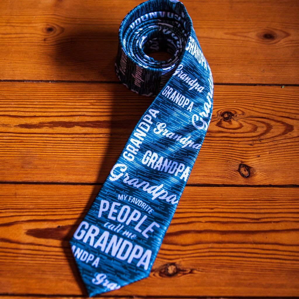 My Favorite People Call Me Grandpa Tie