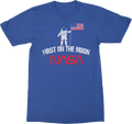 First On The Moon NASA T-Shirt product image 1