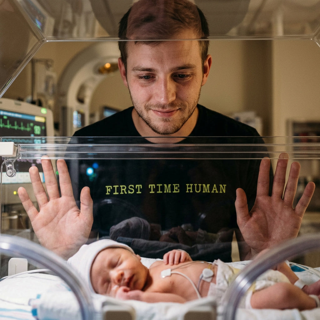 First Time Human Men's T Shirt product image 2