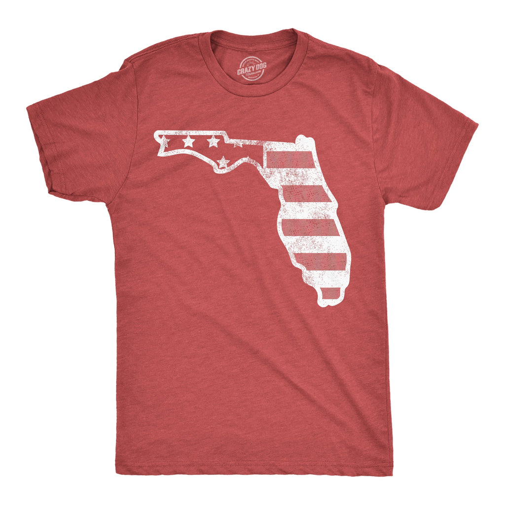 American Flag Florida Men's T Shirt product image 1