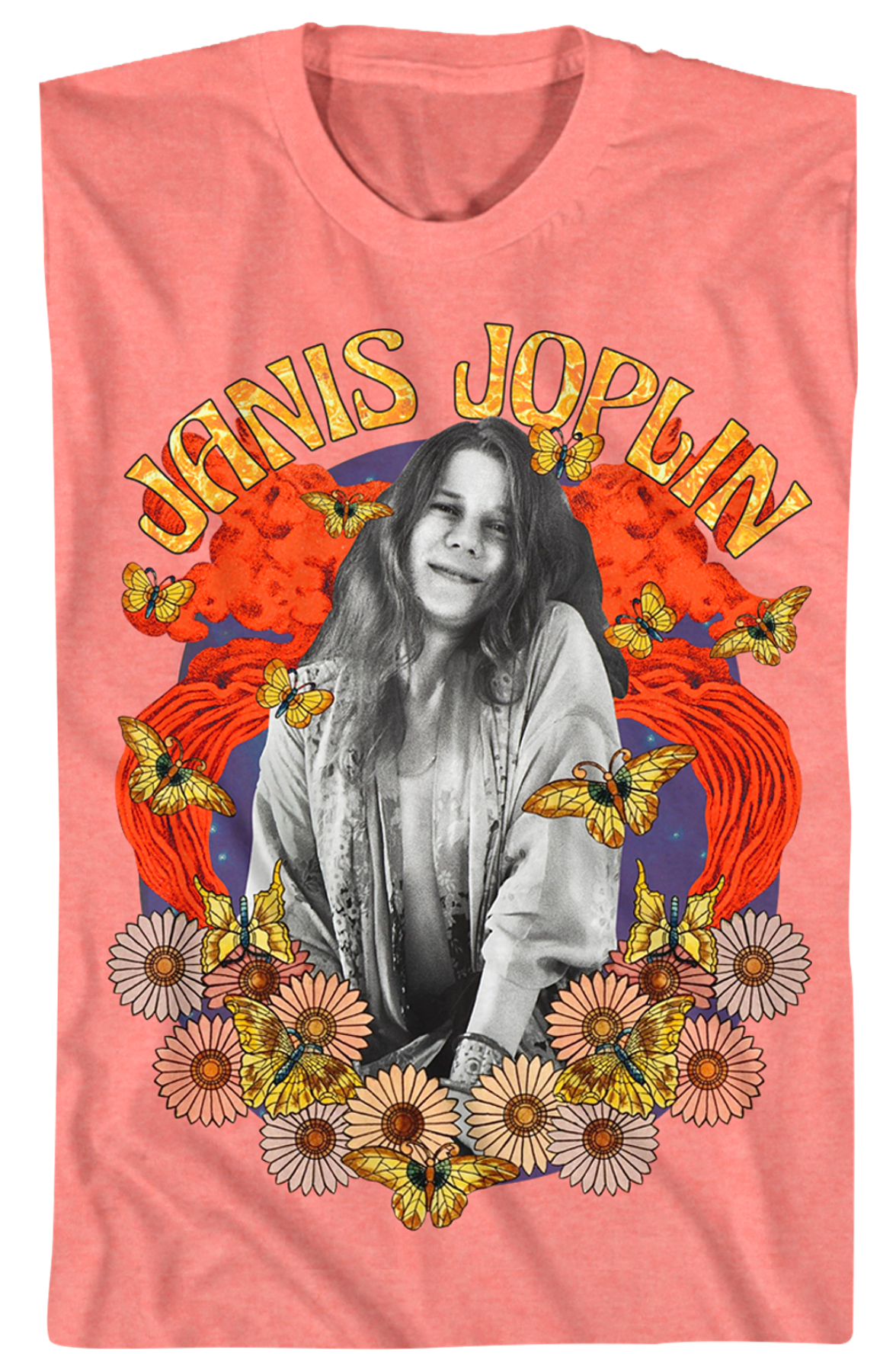 Flower Power Janis Joplin T-Shirt product image 2