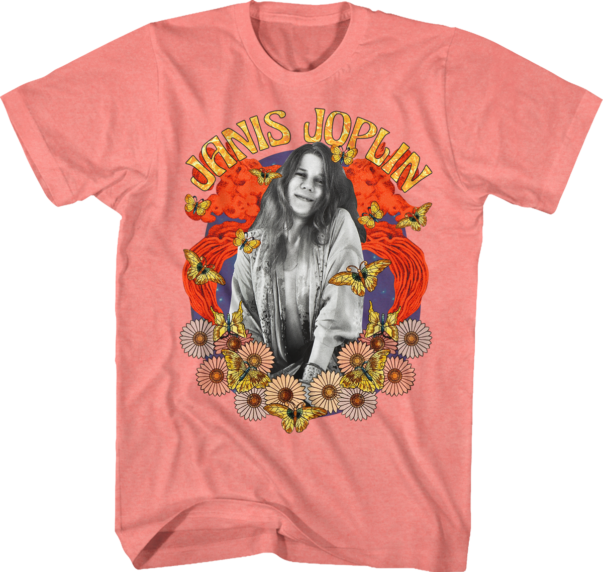 Flower Power Janis Joplin T-Shirt product image 1