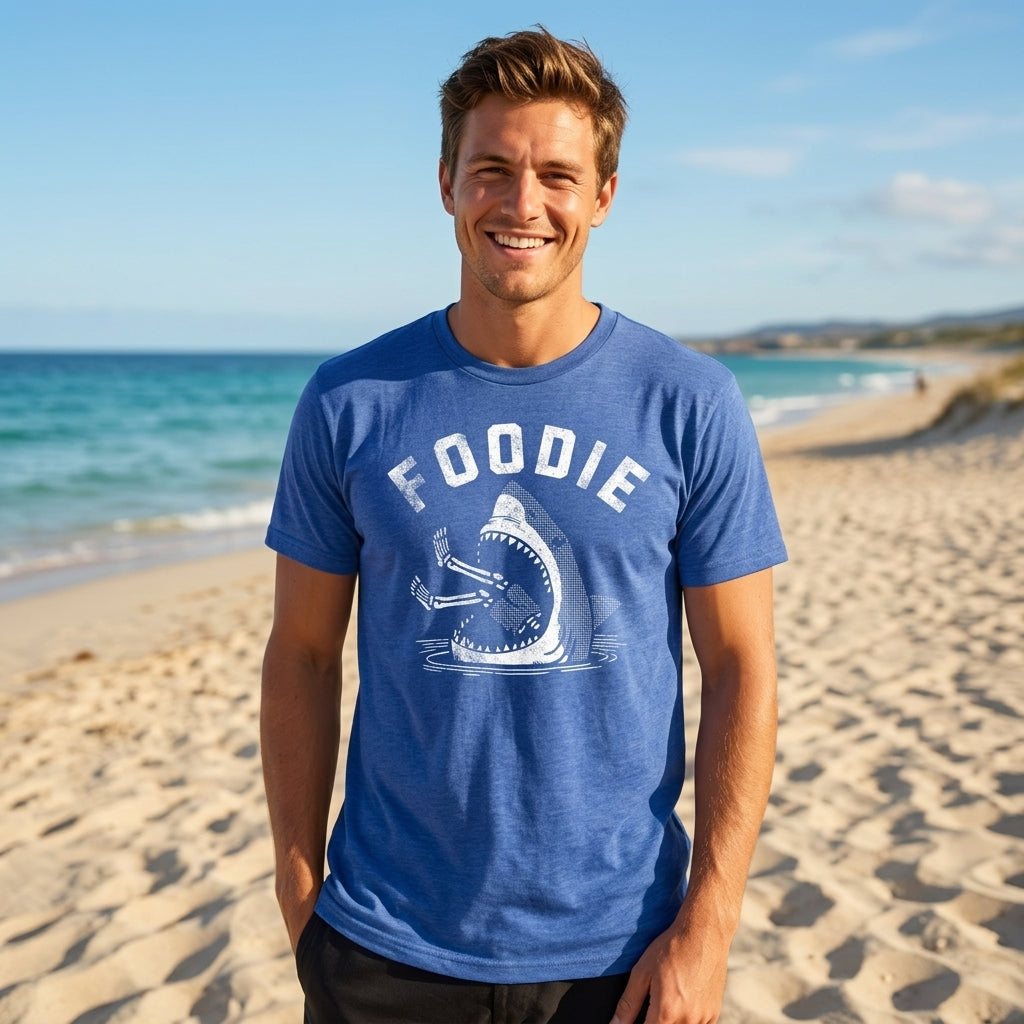 Foodie Shark Men's T Shirt product image 2