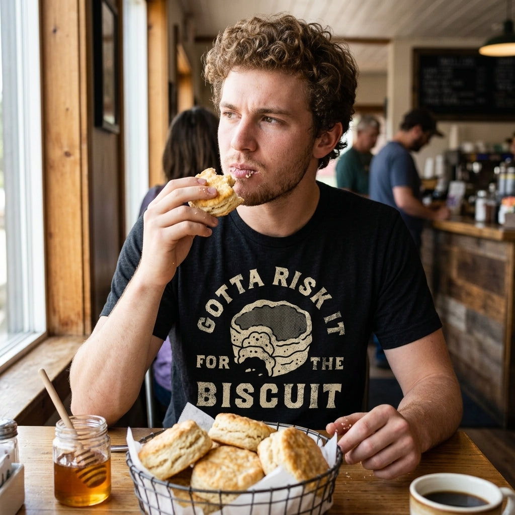 Gotta Risk It For The Biscuit Men's T Shirt product image 2