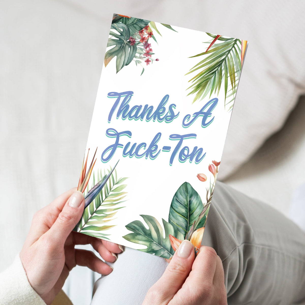 Funny Thank You Card Hilarious Assorted Cards for Saying Thanks With Envelopes