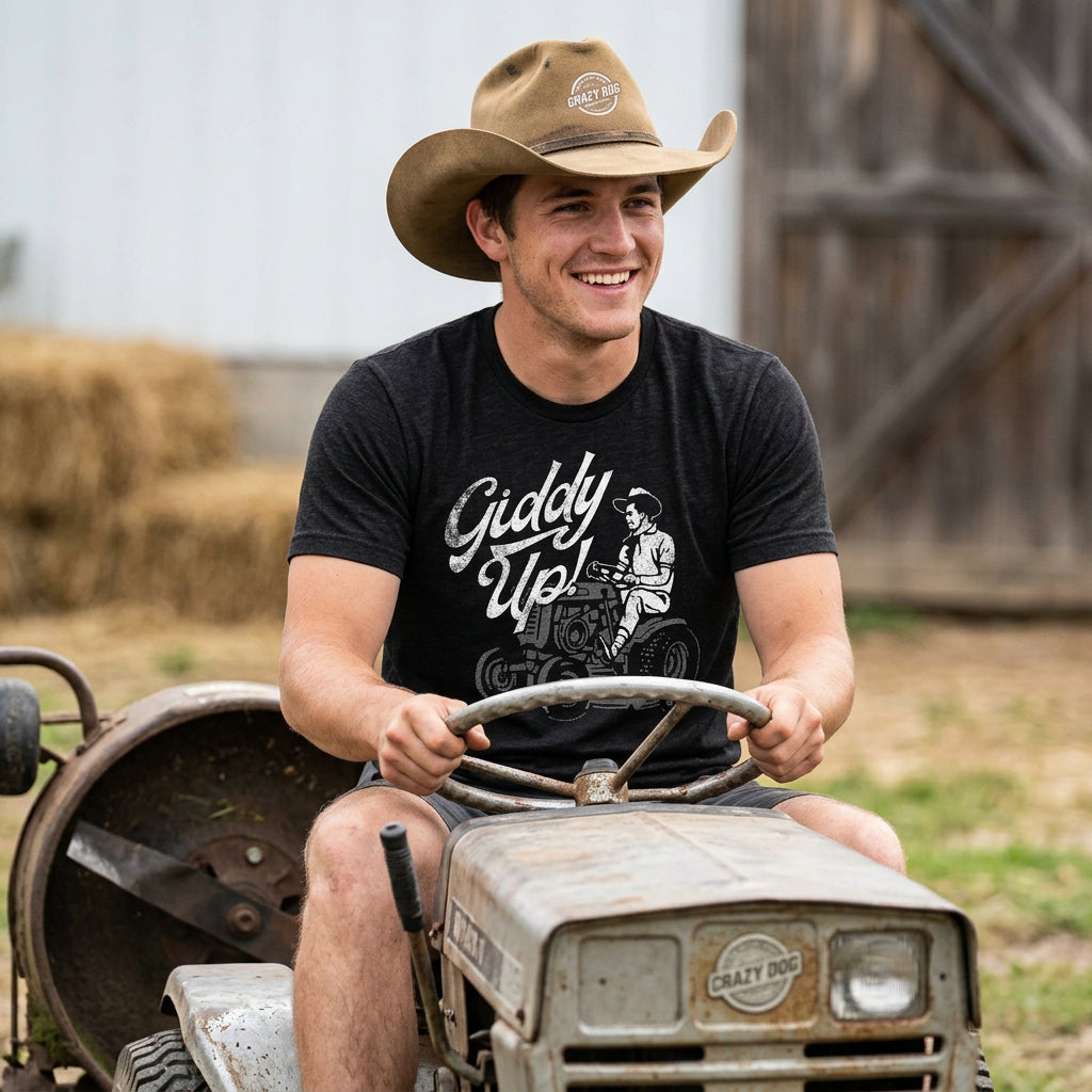 Giddy Up Lawn Mower Men's T Shirt product image 2