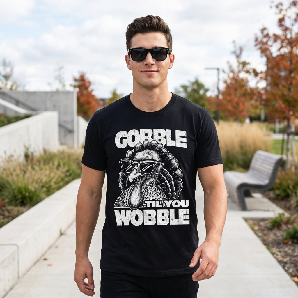 Gobble Til You Wobble Men's T Shirt product image 2