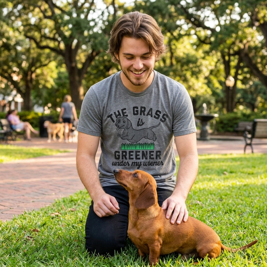 The Grass Is Greener Under My Wiener Men's T Shirt product image 2