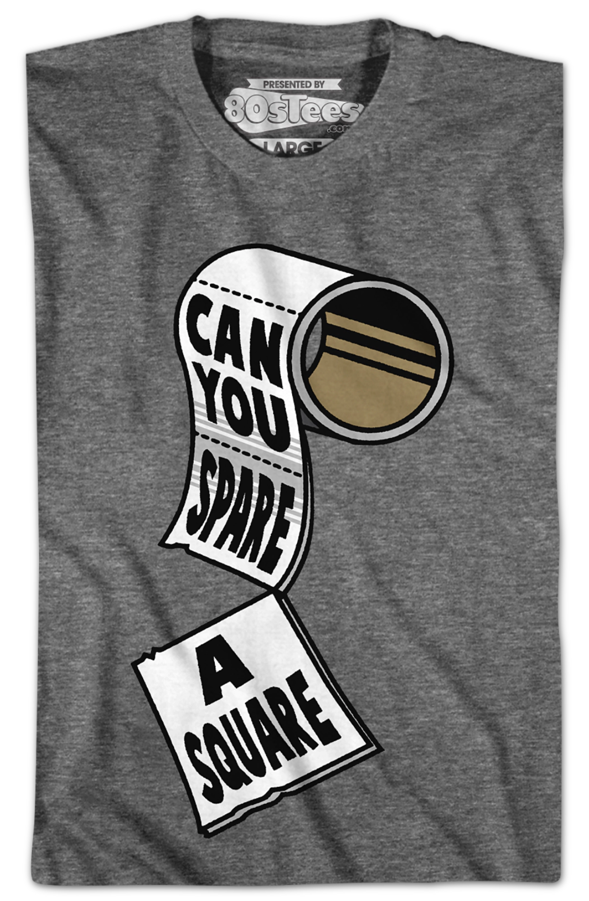 Gray Can You Spare A Square Seinfeld T-Shirt product image 2
