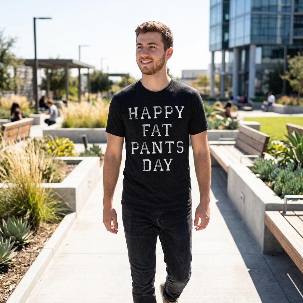 Happy Fat Pants Day Men's T Shirt product image 2
