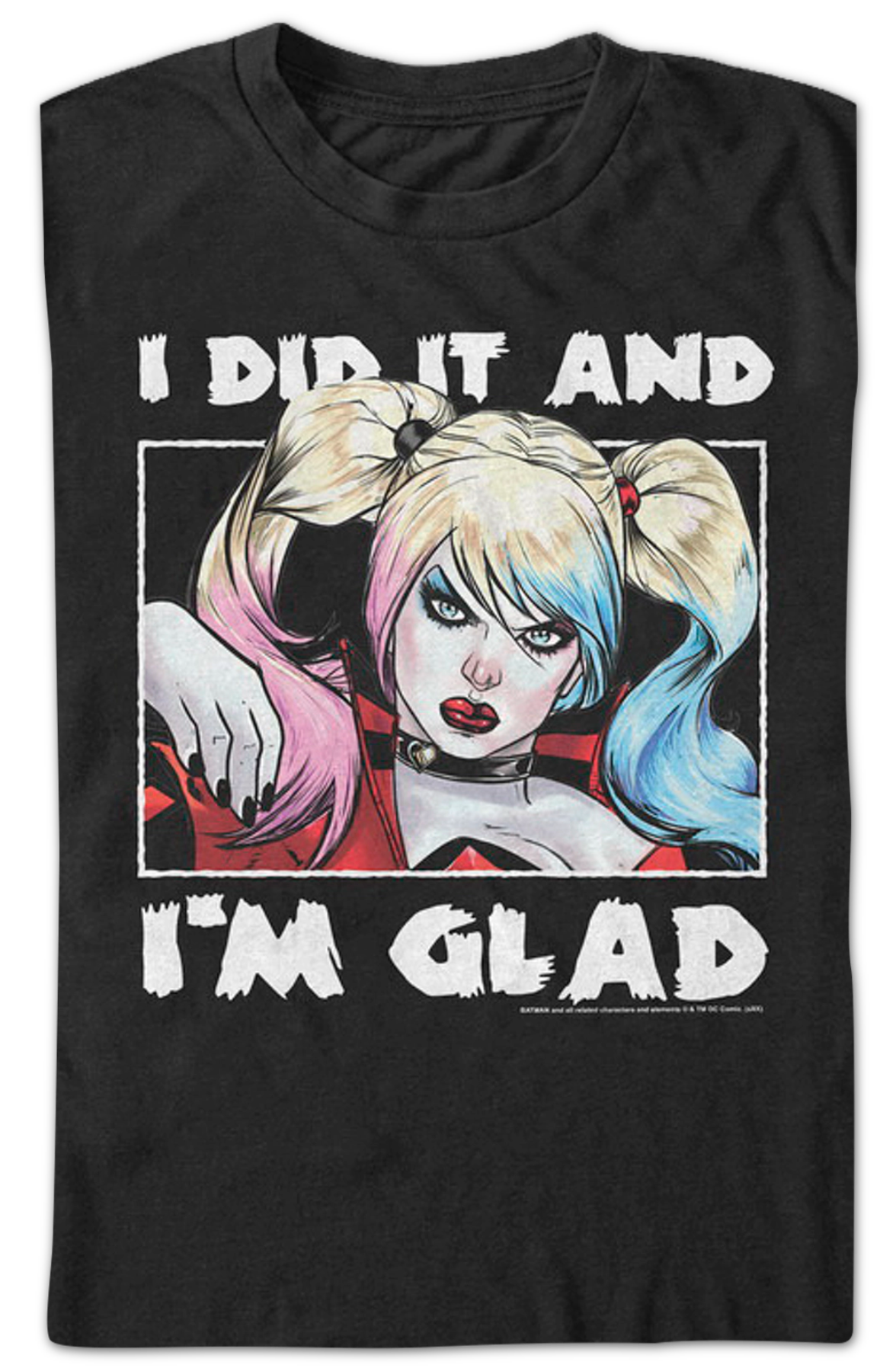 Harley Quinn I Did It And I'm Glad DC Comics T-Shirt product image 2