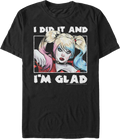 Harley Quinn I Did It And I'm Glad DC Comics T-Shirt product image 1