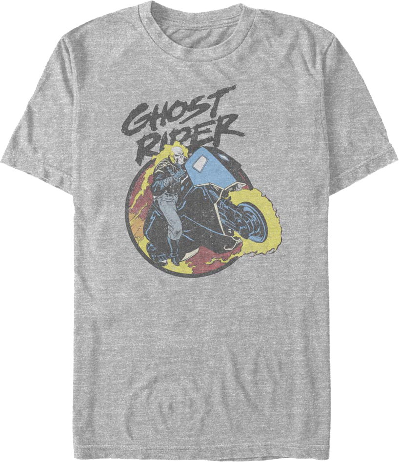 Hell On Wheels Ghost Rider Marvel Comics T-Shirt product image 1