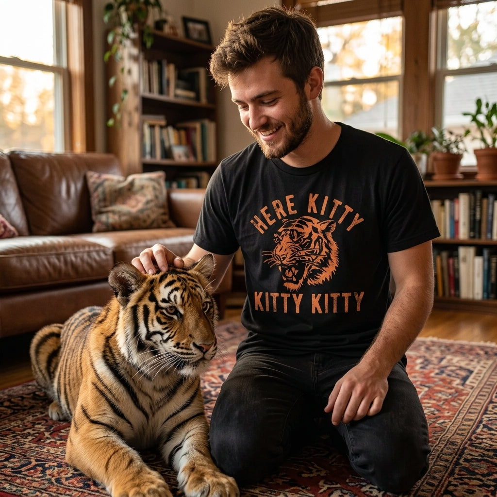 Here Kitty Men's T Shirt product image 2