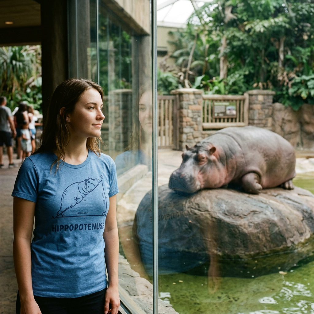 Hippopotenuse Women's T Shirt product image 2