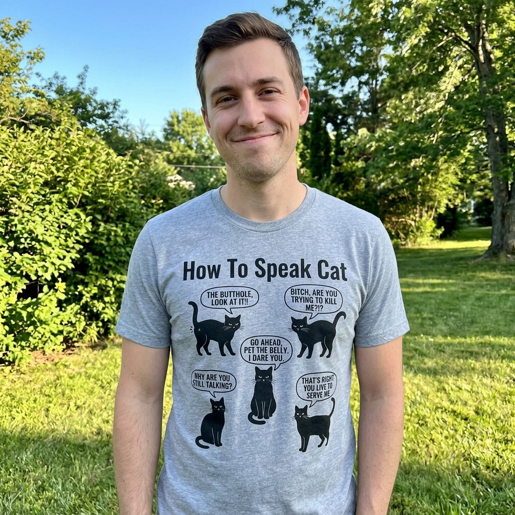 How To Speak Cat Men's T Shirt product image 2