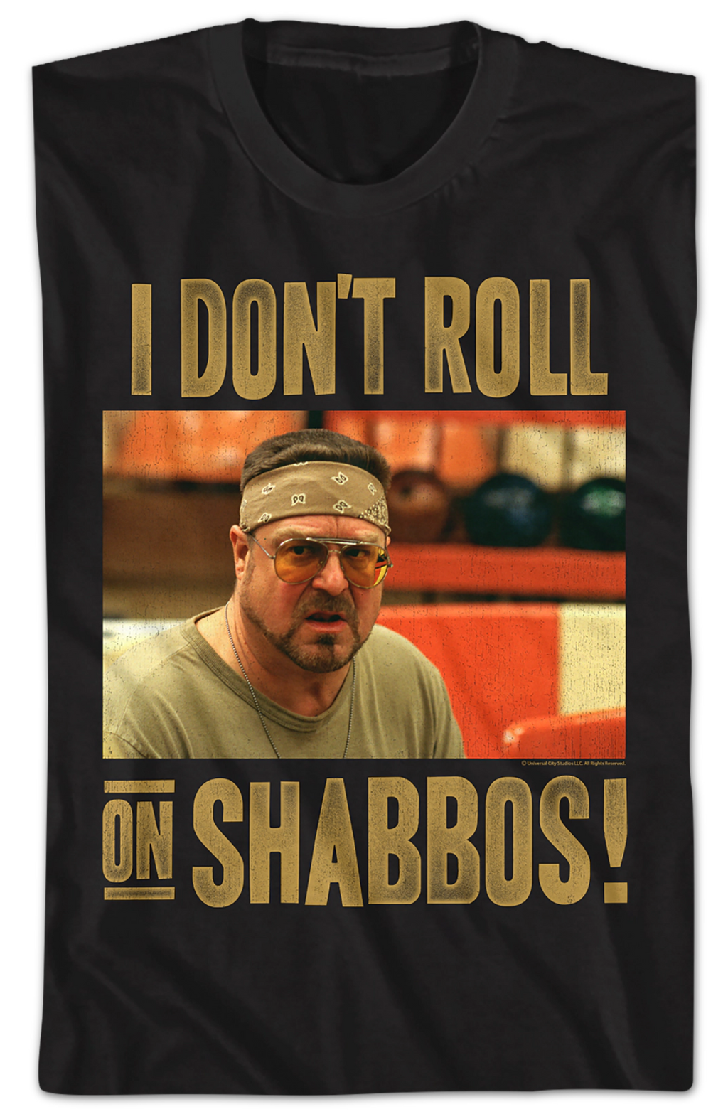 I Don't Roll On Shabbos Big Lebowski T-Shirt product image 2