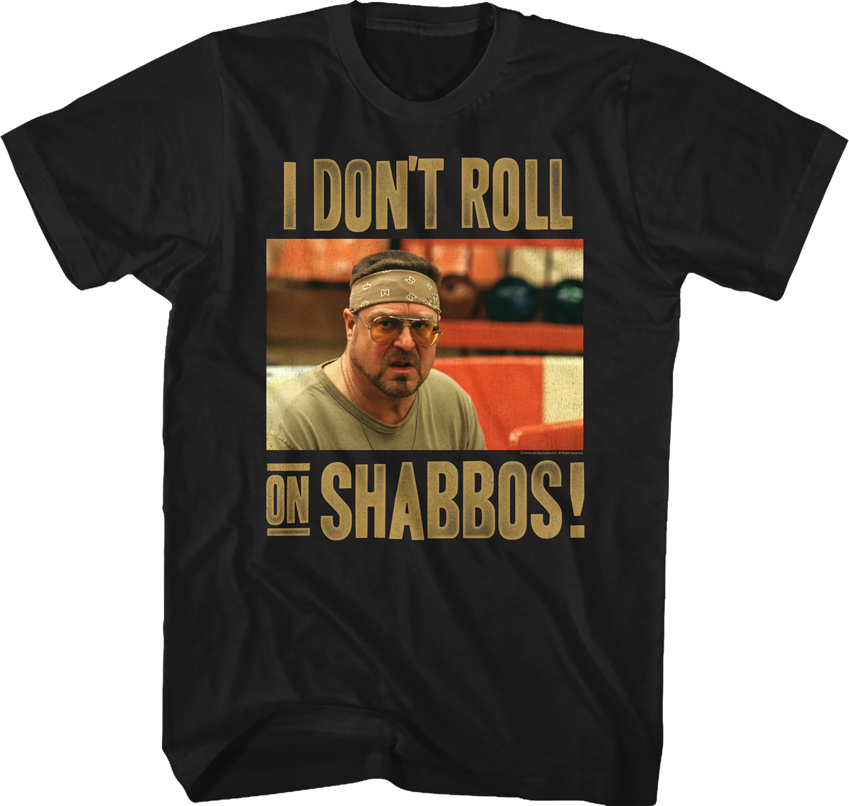 I Don't Roll On Shabbos Big Lebowski T-Shirt product image 1