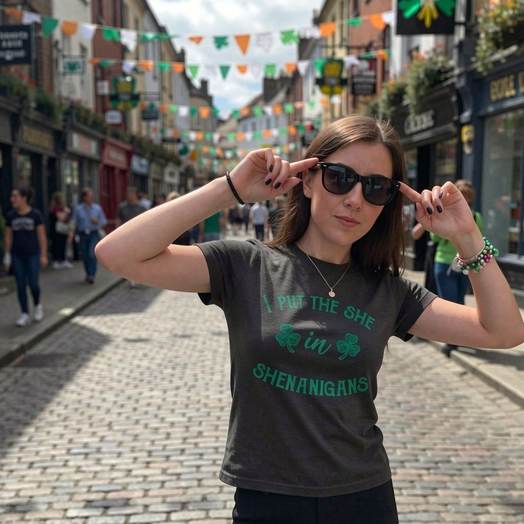 I Put The She In Shenanigans Women's T Shirt product image 6