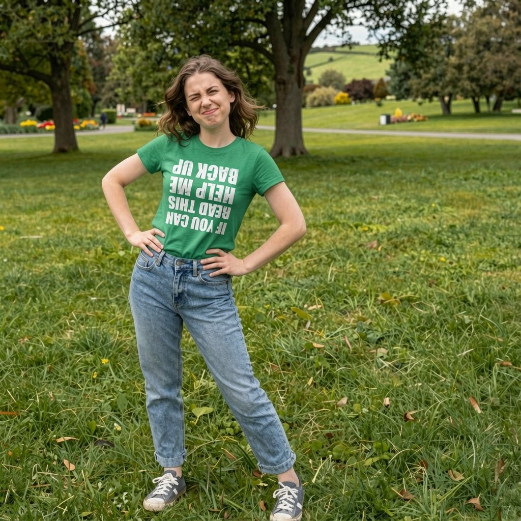 If You Can Read This Help Me Back Up Women's T Shirt product image 2