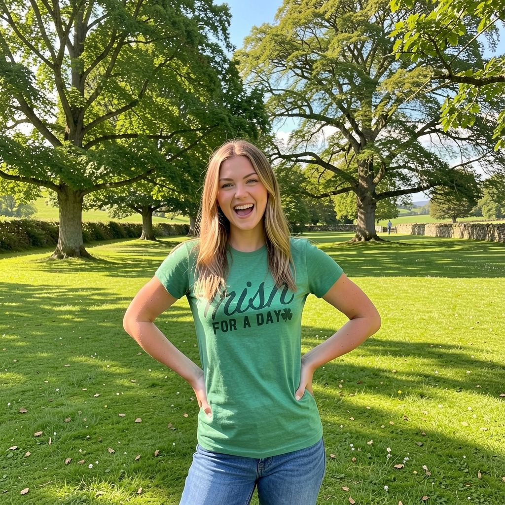 Irish For A Day Women's T Shirt product image 2