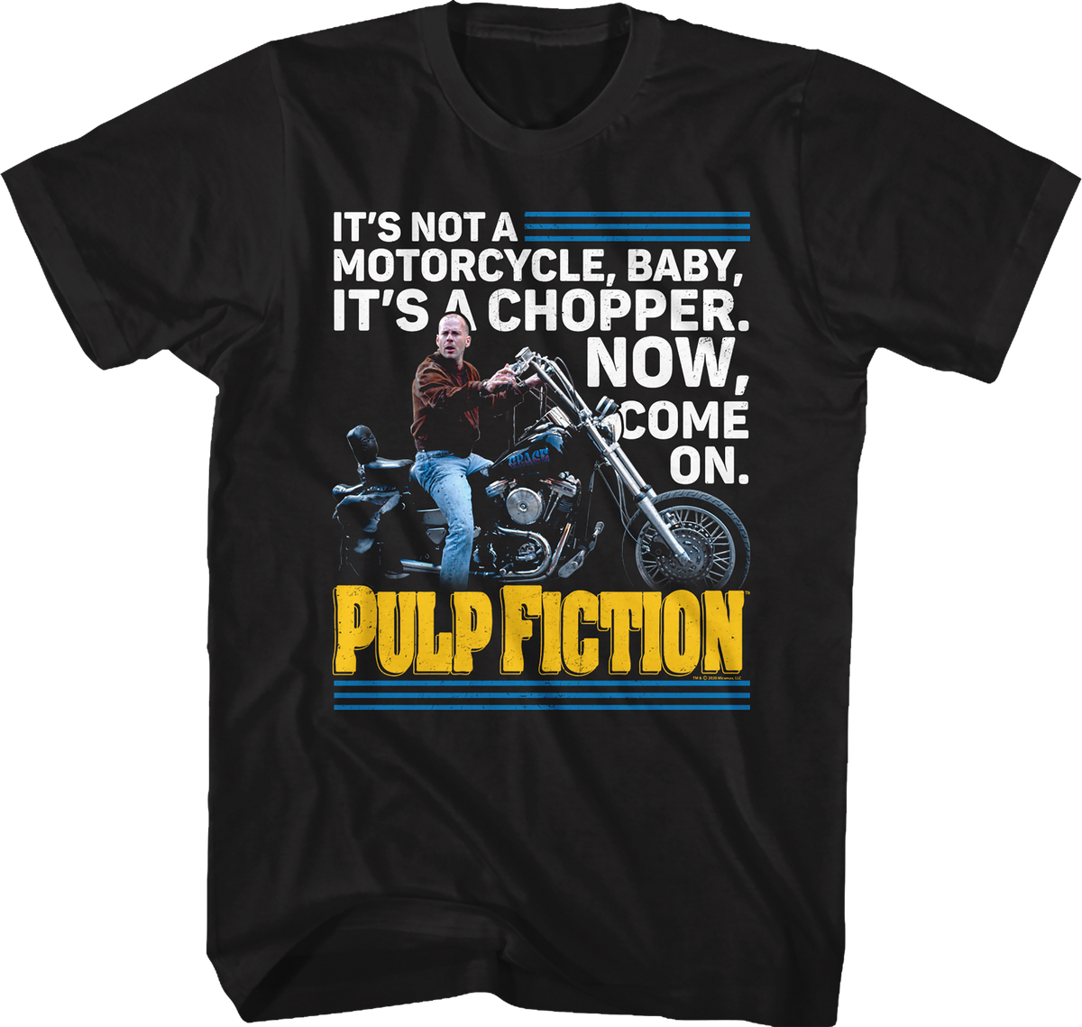 It's Not A Motorcycle A Chopper Pulp Fiction T-Shirt product image 1