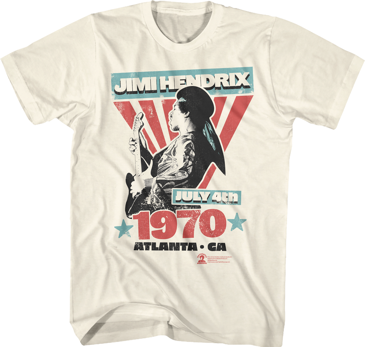 July 4th 1970 Jimi Hendrix T-Shirt product image 1