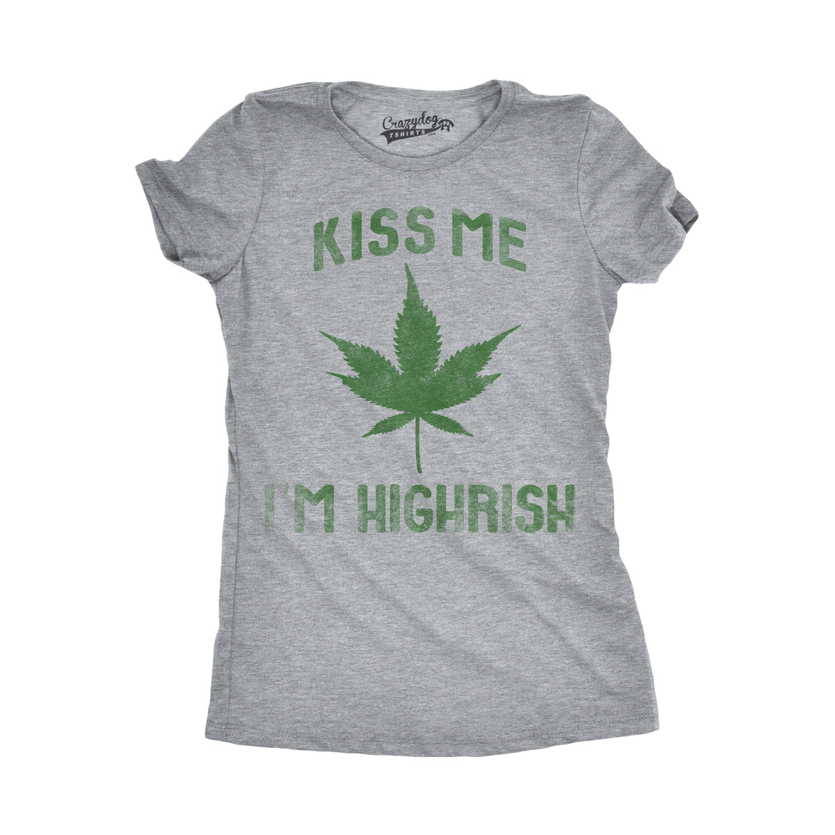 Kiss Me I'm Highrish Women's T Shirt product image 6