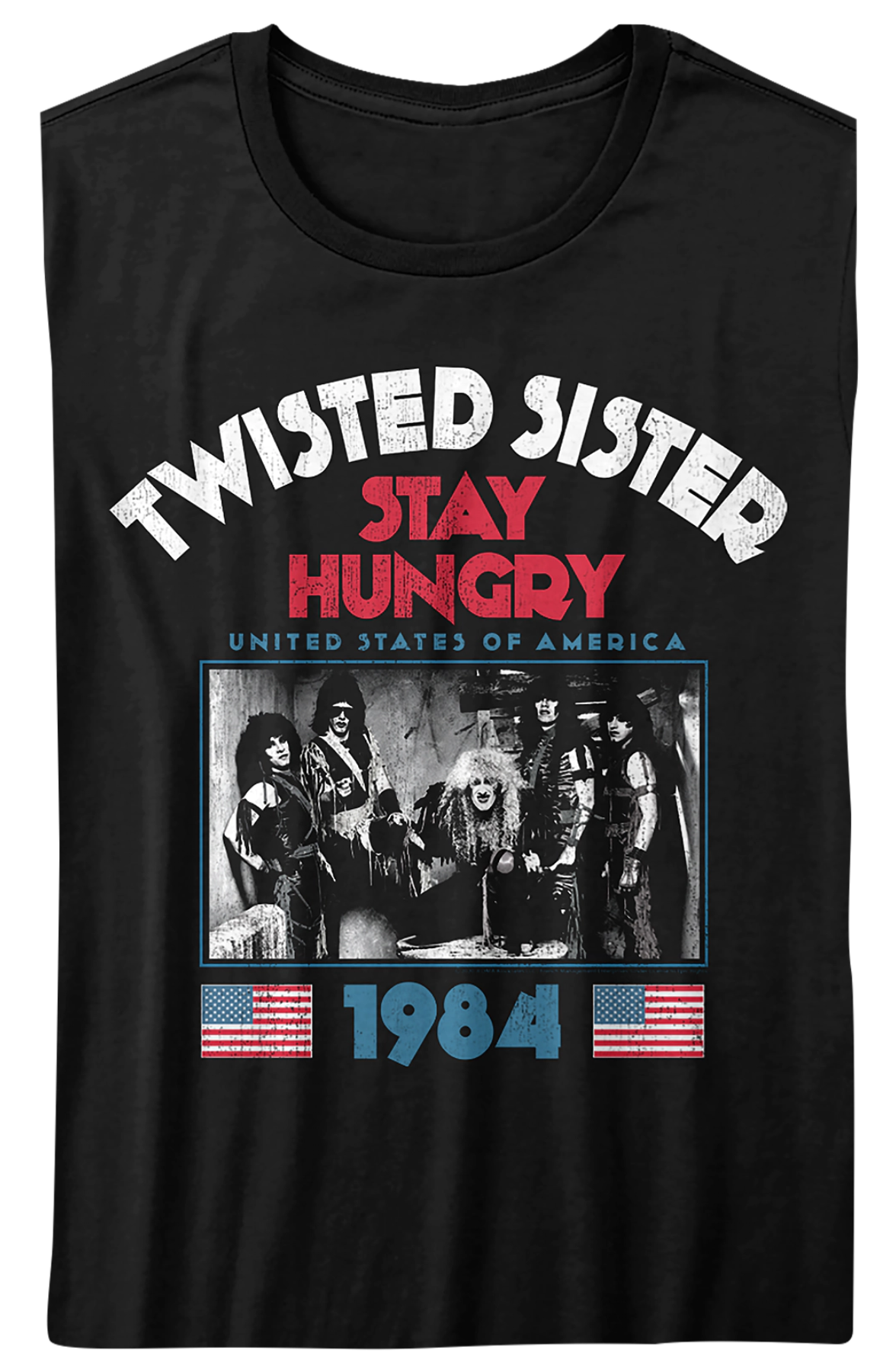 Womens 1984 Stay Hungry Tour Twisted Sister Shirt product image 2