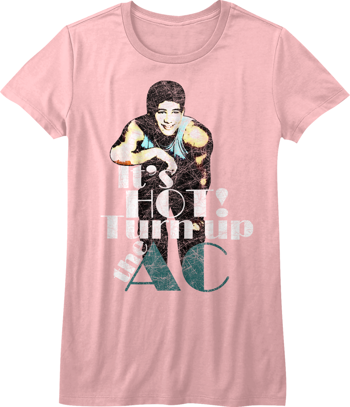 Ladies It's Hot Turn Up The AC Saved By Bell Shirt product image 1