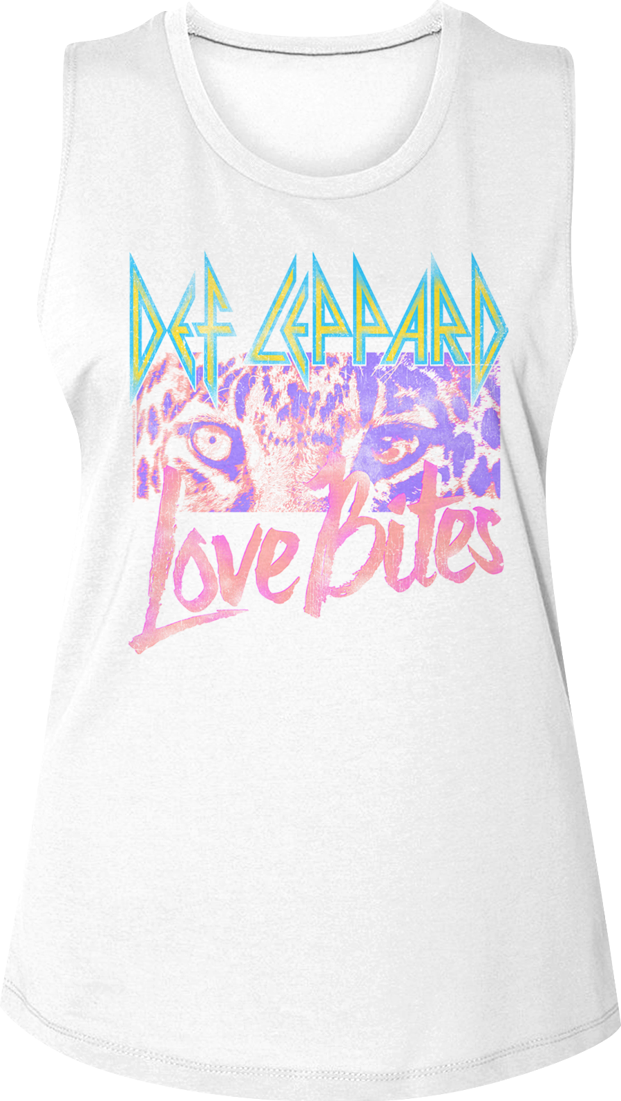 Ladies Love Bites Def Leppard Muscle Tank Top