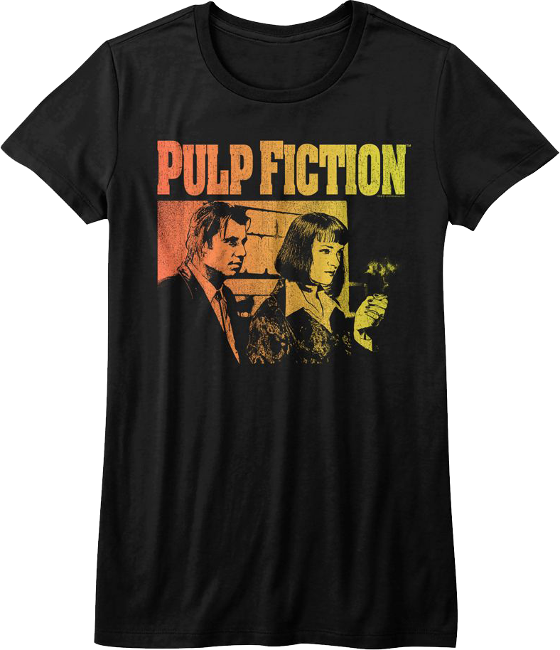 Ladies Vincent Vega And Mia Wallace Pulp Fiction Shirt product image 1