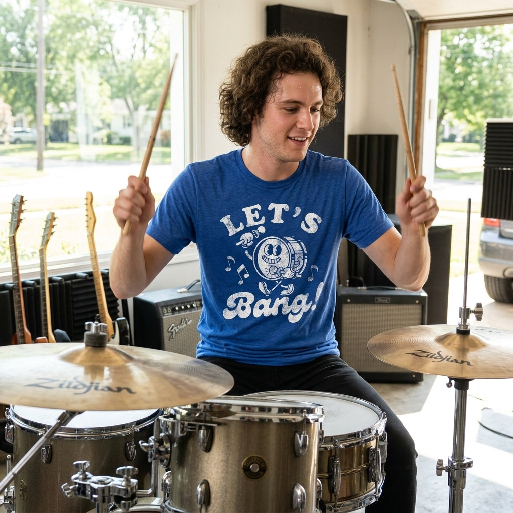 Lets Bang Drum Men's T Shirt product image 2