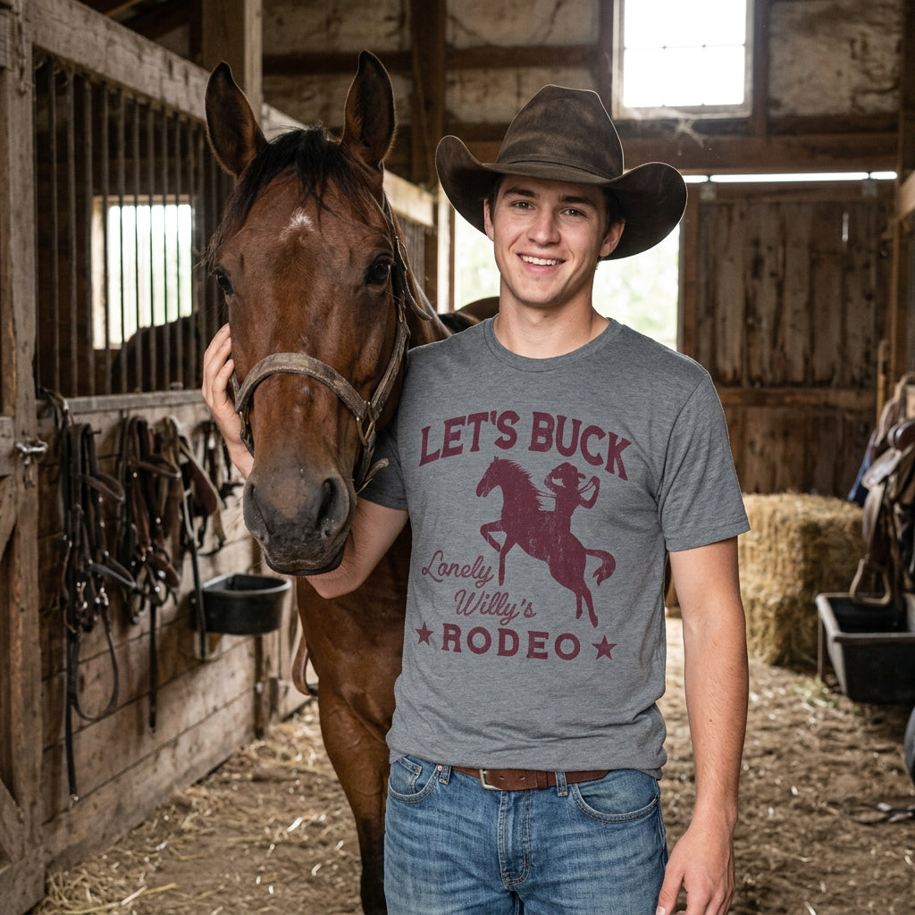 Lets Buck Rodeo Men's T Shirt product image 2
