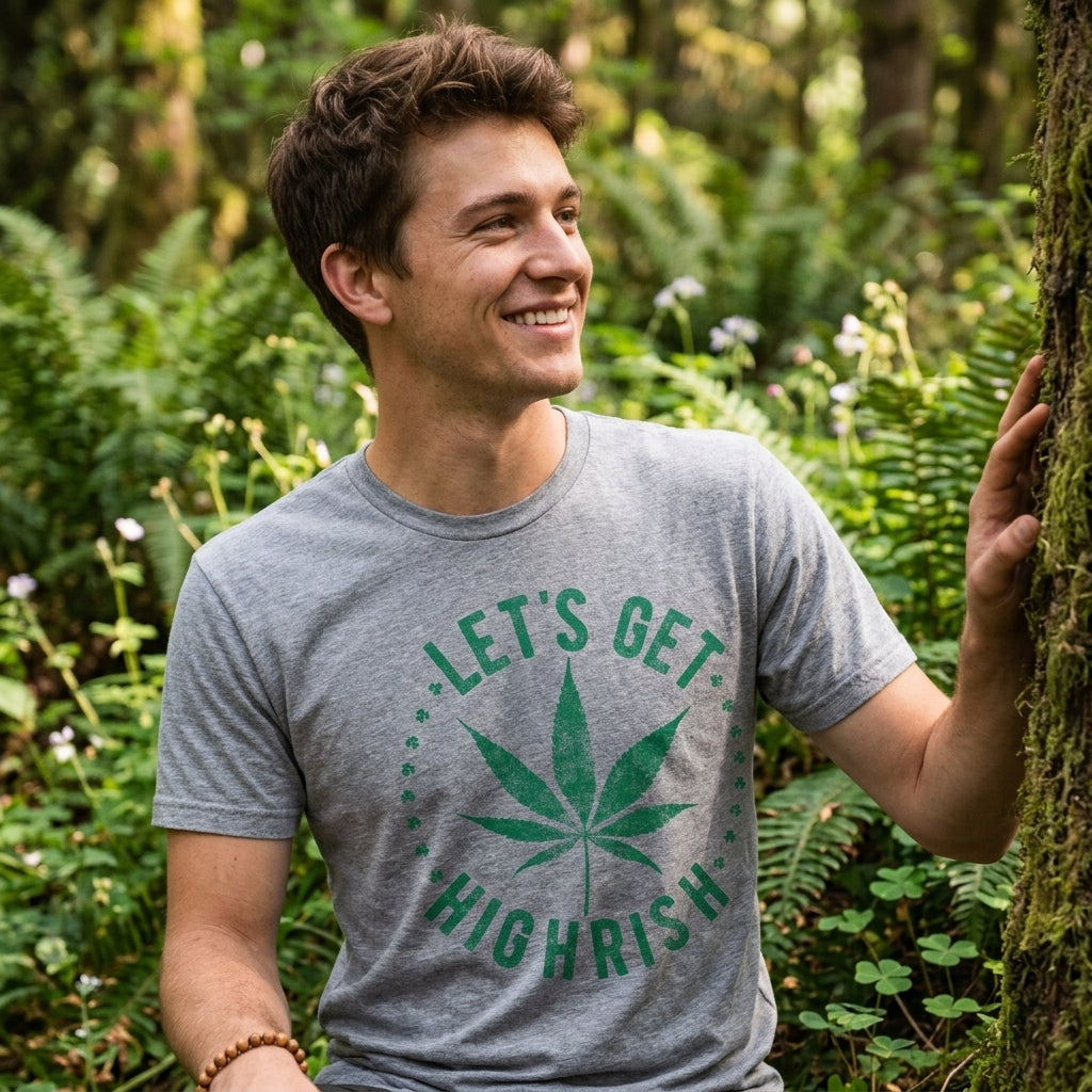 Let's Get Highrish Men's T Shirt product image 2