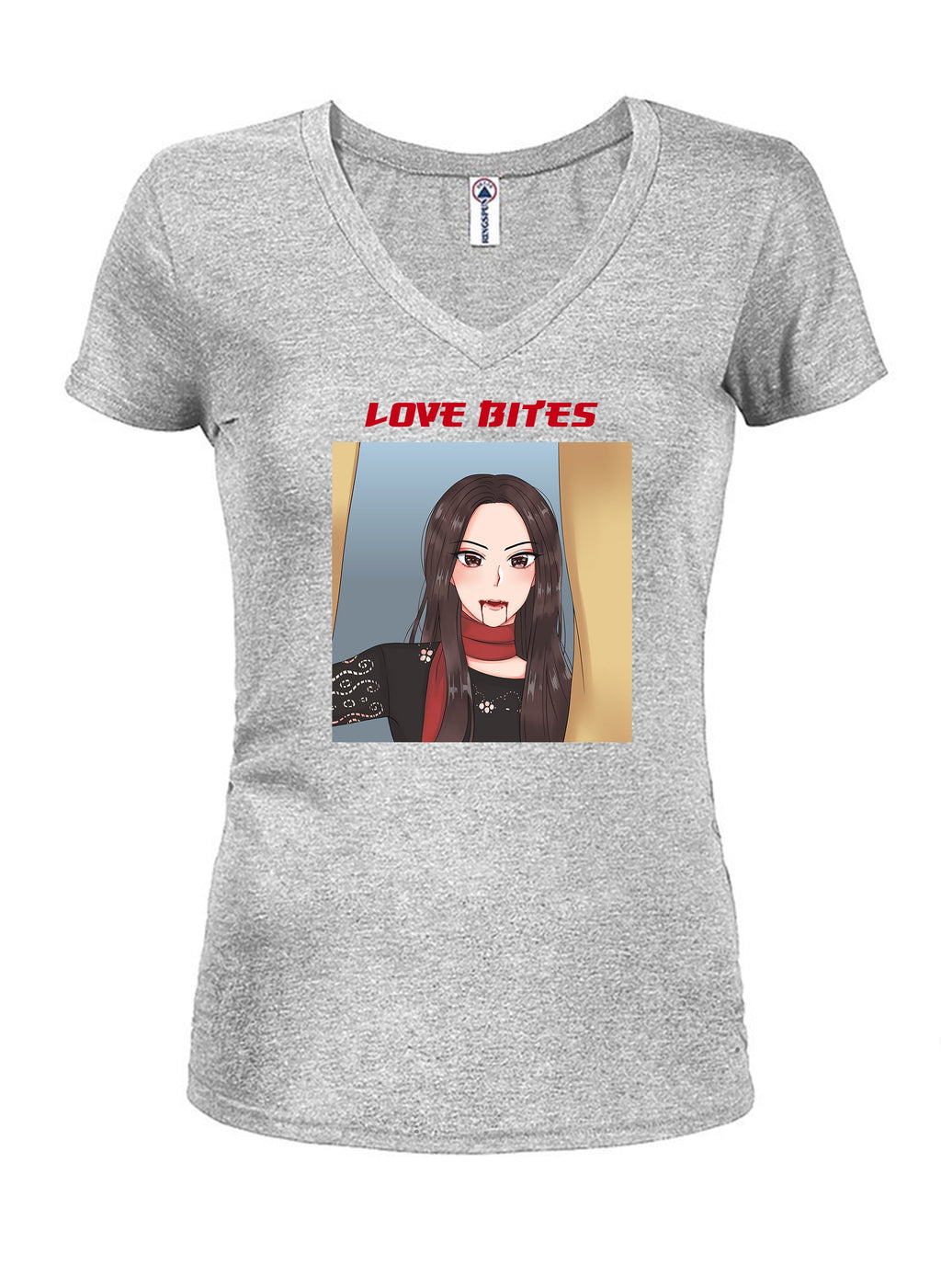 Anime - Love Bites Juniors V Neck T-Shirt product image 3